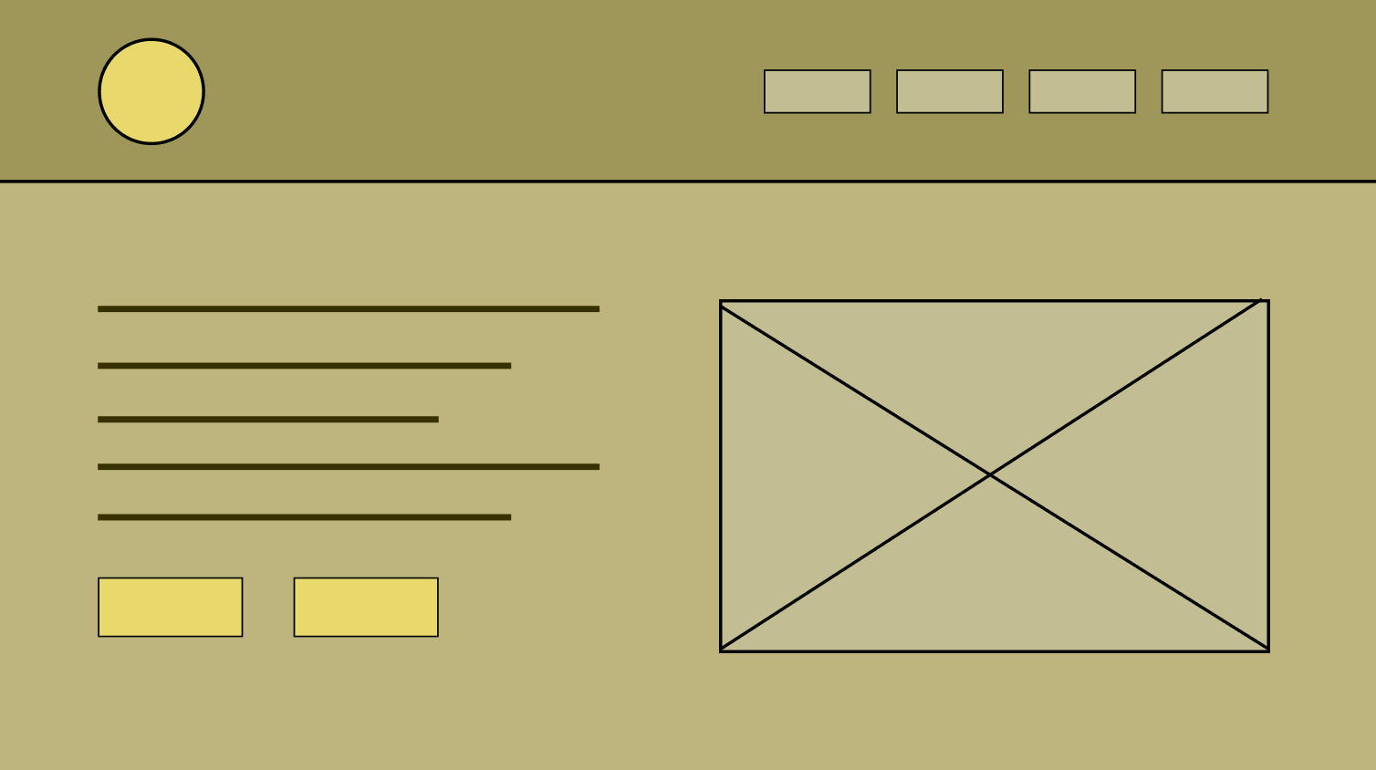 Web design wireframe illustration