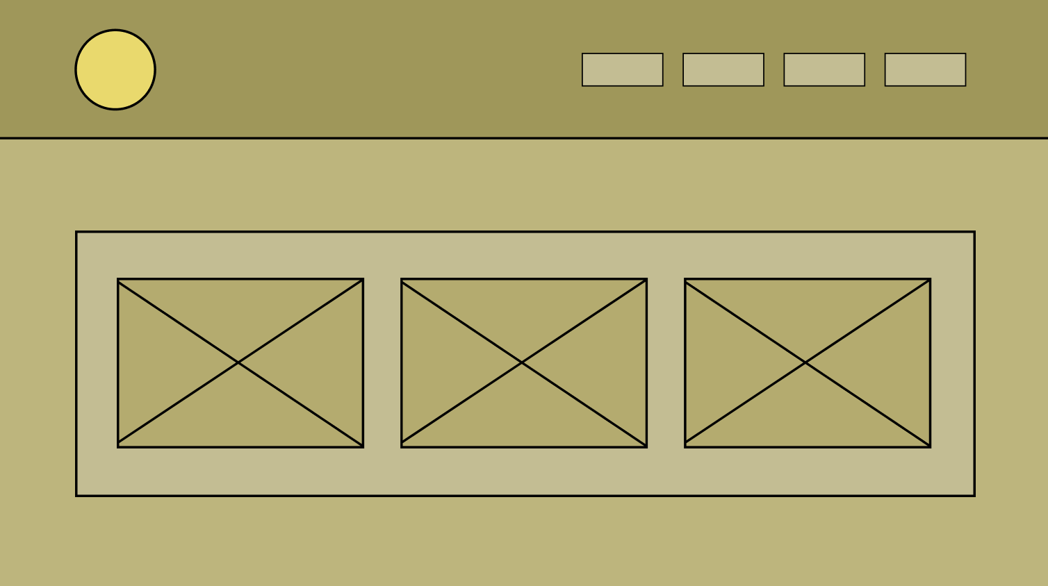 Email design wireframe illustration